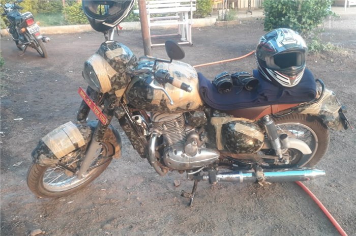 Upcoming Jawa motorcycle spotted